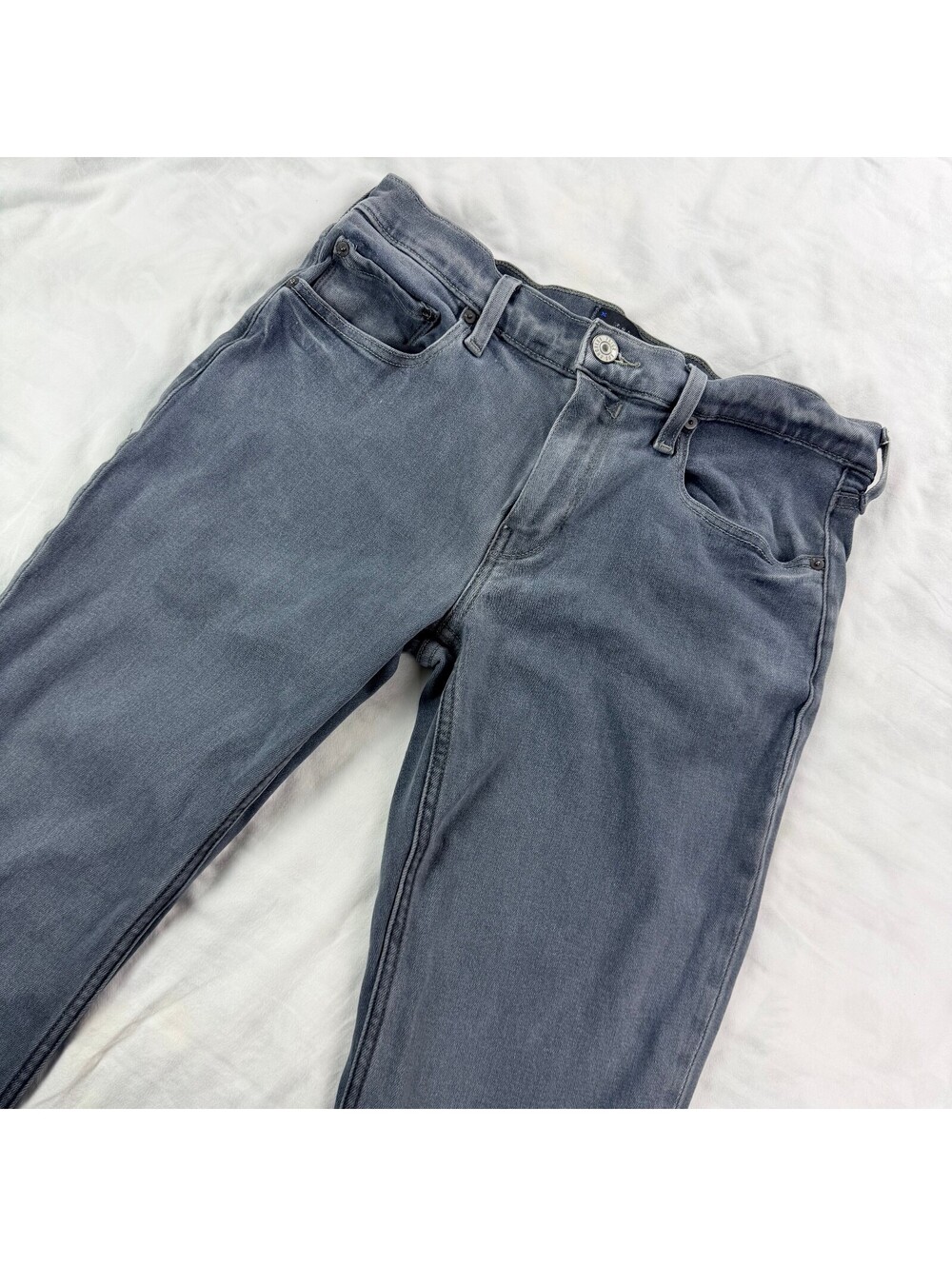 PAIGE Lennox Jeans Mens 29x32 Gray Layton Wash Slim Fit Stretch Denim